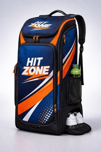 <b>Cricket</b> Kit Bag Large Capacity Waterproof Sports Backpack Durable Gear Storage with Shoe Compartment Custom Logo Wholesale - Product Image 3