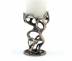 <b>large</b> <b>candle</b> holder oversized <b>candle</b> holder geometric <b>candle</b> holder abstract <b>candle</b> holder art decor - Product Image 2