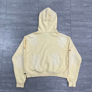 Sweat-shirts à capuche surdimensionnés et courts, personnalisés, avec strass et fermeture éclair, style camouflage, pour streetwear, unisexes, vente en gros OEM - Product Image 6