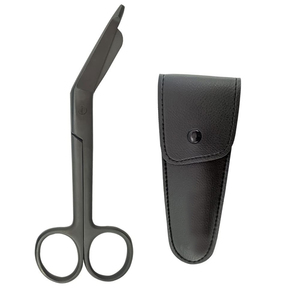 Tijeras para Vendajes Lister de 5.5 Pulgadas, Color Negro Titanio, Instrumento Quirúrgico de Acero Inoxidable, Tijeras Médicas para Aplicación de Apósitos - Product Image 1