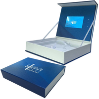 Brochure vidéo numérique personnalisée pour entreprise, impression sur mesure, écran LCD 7 pouces, boîte cadeau vidéo