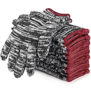 Guantes de Trabajo de Algodón Tejido de Colores Surtidos 2026 al por Mayor, Guantes de Seguridad Laboral de Poliéster de Alta Calidad OEM - Product Image 2