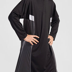 Thobe moderne pour homme, coupe ajustée, vêtements islamiques, designer Jubba, thobe en lin respirant pour homme, vêtements islamiques - Product Image 4