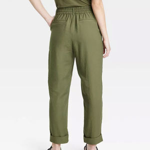 Direct Bangladesh usine personnalisé évasé Joggers pour femmes hiver Streetwear plat respirant pantalons de survêtement cordon de serrage pour l'extérieur - Product Image 2