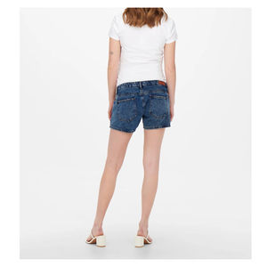 Shorts en jean tendance 2026 pour femme, prix d'usine, nouvelle collection, couleur bleue, respirants, en denim - Product Image 3