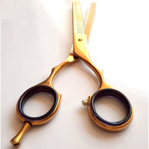 Beauty <b>Left</b> <b>Handed</b> Salon Barber <b>Scissor</b> Combination Japanese Stainless Steel Blade Plastic Handle Sharp Thinning <b>Scissors</b> - Product Image 2