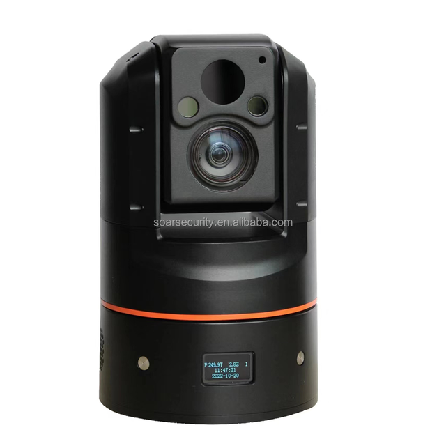 Battery-powered Dual Sensor PTZ Camera 5G/wifi/GPS Uncooled 640*512 25mm Lens 2MP 33x Zoom Mobile Command Center