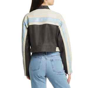 Chaquetas de Cuero para Mujer, Diseño Único, Blancas, de Alta Calidad, Transpirables e Impermeables, Precio Económico, del Mejor Fabricante - Product Image 5