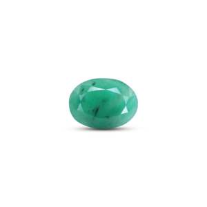 Oval Cut Emerald 5.15 Carat Loose Gemstone 12mm for Fine Jewelry - Product Image 1