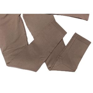 Best Design Premium Quality Fitness Yoga Sets for Women Fashion Elastic Waist Fitness Custom Yoga Set - Product Image 6