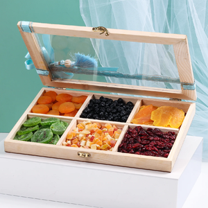 Caja Redonda de Madera de Diseño Exclusivo y Gran Capacidad para Almacenar Frutos Secos, con Acabado de Alta Calidad y Trabajo Artesanal - Product Image 6