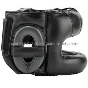 Protège-tête en cuir véritable d'arts martiaux pour la boxe Muay Thai Kickboxing Taekwondo karaté MMA Fitness Training - Product Image 5