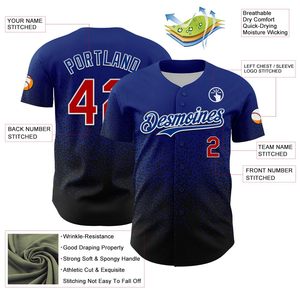 Maillot de baseball vierge pas cher, tendance, en gros, personnalisable, service OEM, sublimation, nouveau design pour équipes - Product Image 3