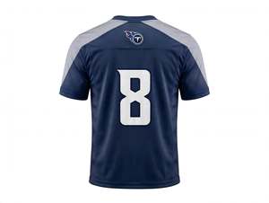 Camiseta de Fútbol Americano Personalizada para Hombre, Manga Corta, Uniforme Deportivo de Equipo, Transpirable, de Secado Rápido, Sublimada, Deportiva, al por Mayor - Product Image 5