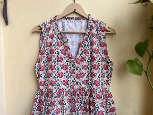 Vestido largo indio de algodón estampado a mano, túnica india, vestido estampado a precio de fábrica, gran éxito de ventas 2026 - Product Image 2