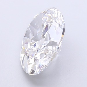 Diamant de laboratoire de 4,02 carats, taille ovale grand format, couleur D, pureté VVS2, finition excellente, ultra-brillant, écologique, pierre centrale synthétique lâche - Product Image 4