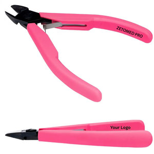 เครื่องตัดด้านข้างความแม่นยำสูง สแตนเลสสตีล พร้อมด้ามจับพลาสติกและสปริงใบพัดคู่ รุ่นปรับแต่งได้ ZETOMED PRO DIY - Product Image 5