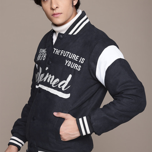 Custom Vintage School College <b>Mens</b> Varisty <b>Jackets</b> Leather sleeves Wool Letterman Crop <b>Varsity</b> <b>Jacket</b> ladies baseball chenille - Product Image 2