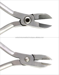 Instruments orthodontiques de taille compacte coupe-fil dur dentaire pince en acier inoxydable pour couper les fils d'arc dur - Product Image 3