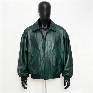 ARTIZ INTERNATIONAL Custom Genuine <b>Leather</b> <b>Jacket</b> <b>Men</b>/Womens Unisex Windproof Eco-Friendly Winter Streetwear - Product Image 2