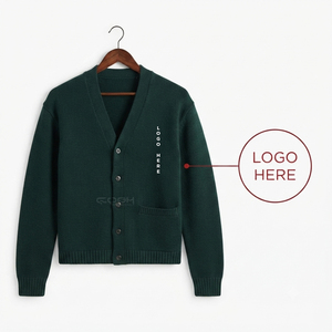 เสื้อคาร์ดิแกนอะคริลิคสั่งทำโลโก้ Cosh International สำหรับกลุ่มเพื่อนร่วมงาน  แบบบาง ทันสมัย ใช้งานได้หลากหลาย ผลิตจากผ้าฝ้าย - Product Image 1