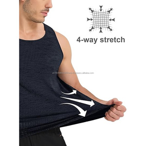 Singlet de sport personnalisé pour homme, chaud, à séchage rapide, décontracté, sans manches, pour la musculation et la course à pied - Product Image 2