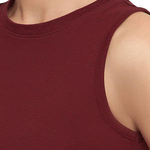 Débardeur de fitness d'été tendance pour femme, décontracté, respirant, séchage rapide, grande taille, ample, en polyester, col rond, avec empiècement polaire sur le devant, haute qualité - Product Image 6