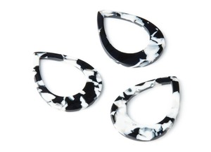 Flower Resin Earrings Transparent Handmade Jewelry Nature Inspired <b>Gifts</b> Hoop Earrings - Product Image 3