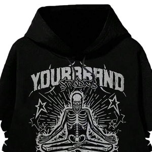 Ensemble sweat-shirt et pantalon de survêtement DTG avec logo personnalisé, coupe oversize, deux pièces, unisexe, collection streetwear tendance - Product Image 4