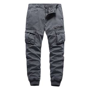 Pantalones Cargo Cortos Personalizados OEM, Color Caqui, Multibolsillos, Pantalones Casuales Tejidos de Alta Calidad para Hombre con Estilo Jogger - Product Image 4