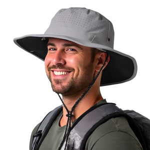 Chapeaux Boonie en coton à large bord pour la pêche en extérieur, personnalisables par le fabricant, couvre-chefs de protection pour l'extérieur, fournisseur d'usine de chapeaux Boonie - Product Image 1