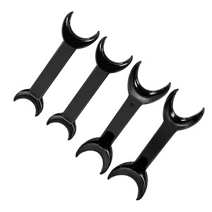 Retractor Bucal de Plástico Negro, Retractor Labial Tipo C de Doble Extremo, Juego de Abridores Bucales para Fotografía Intraoral, Hecho en Pakistán - Product Image 4