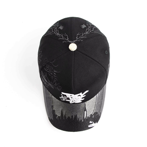 Gorra de Béisbol de Mezclilla con Estampado Animal Personalizado 4UGEAR, 5 Paneles, 100% Algodón, Tejido Común, Ajustable, Unisex, Gorra Deportiva, Imagen OEM ODM - Product Image 2