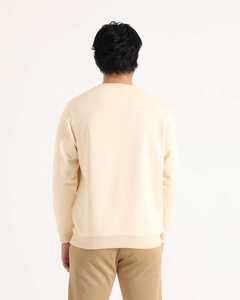 Sweat-shirts unisexes en molleton de coton vierge en gros, personnalisables avec logo imprimé, coupe oversize, col rond, pour hommes - Product Image 4