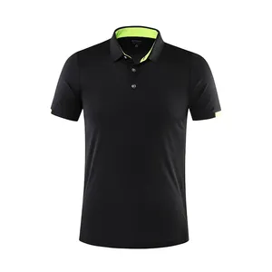 Polo Rojo de Manga Corta para Hombre, Corte Regular, Secado Rápido, Tejido de Punto, Color Sólido, Estilo Casual - Product Image 3