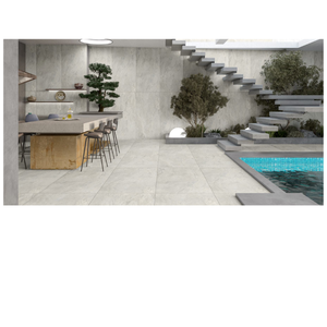 Golden <b>Sand</b> Travertine Look Porcelain Tiles 600x1200 Stone Effect Matt Finish Large Format Waterproof Anti Slip Floor Wall Tiles - Product Image 3
