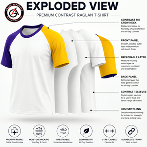 เสื้อยืดแขนยาวทรงแร็กแลนผู้ชาย GEEK APPARELS ผ้าฝ้าย 100% คอโอ ทรงปกติ เป็นมิตรกับสิ่งแวดล้อม ระบายอากาศได้ดี - Product Image 5