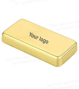 Regalo Promocional Corporativo de Metal para Oficina, Prensapapeles de Metal con Barra Dorada para Impresión de Logotipo - Product Image 1