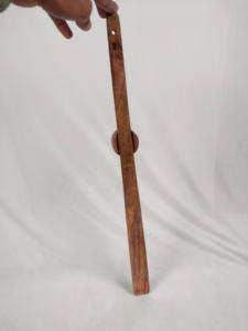 Calzador de madera de acacia pulido, calzador de mango largo con base magnética, ayudante de zapato de madera decorativa para personas mayores, mujeres y niños - Product Image 5