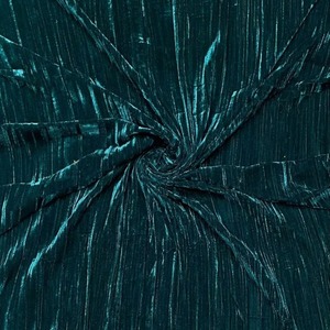 Crushed Velvet Fabric Mechanically Pressed Lustrous Crinkled Texture Multidimensional Shimmer Resilient Luxury Textile - Product Image 5