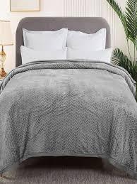 Manta de lujo 100% algodón con patrón sólido de punto raschel, textura suave y cómoda, grande para sofá doble, hotel, hogar, cuatro por cuatro pies. - Product Image 4