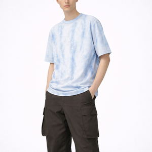 T-shirt oversize tie-dye pour homme, 220 g/m², streetwear, coton, fournisseur OEM, marque privée - Product Image 5