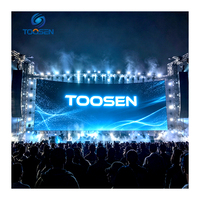 Écran LED de location intérieur/extérieur 500x1000mm 7500cd/m² Haute luminosité Mur vidéo LED pour scène, événement, publicité, location
