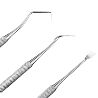 Kit d'instruments dentaires en acier, consommables dentaires réutilisables, miroir et sonde manuels pour usage clinique, prix abordable, taille personnalisée