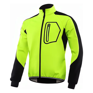 New Custom Logo Softshell Thermal Reflective Waterproof Windproof Full Sleeve Winter Cycling <b>Jacket</b> <b>Men</b> <b>Bike</b> - Product Image 3