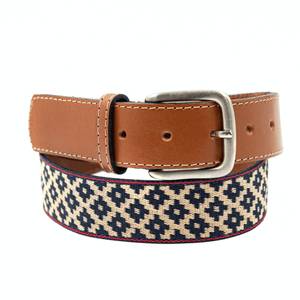 Ceinture Polo Unisexe en Cuir Véritable de Luxe, Durable, Brodée à la Main, Style Gaucho Argentin, Vente en Gros, LPB-0081 - Product Image 1