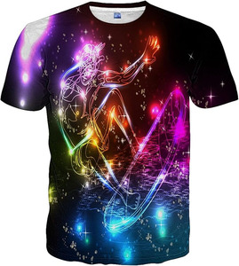 เสื้อยืดแขนสั้นผู้ชายพิมพ์ลายทั้งตัว ผ้าฝ้าย 100% สไตล์ลำลอง สตรีทแวร์ ระบายอากาศได้ดี เป็นมิตรกับสิ่งแวดล้อม - Product Image 4