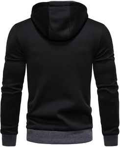 เสื้อฮู้ดซิปผู้ชายพรีเมียม สีพื้น อุ่นสบาย - Product Image 2