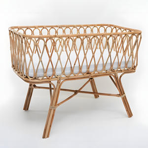 Cuna de bebé de ratán ecológica a excelente precio, cunas para bebés de alta calidad, cama para recién nacidos - Product Image 2