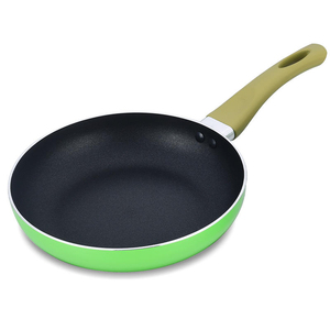 Ensemble de casseroles en forme de pomme verte, 1 pièce, revêtement antiadhésif en émail, aluminium, poignées en plastique, couvercles en verre + silicone - Product Image 6